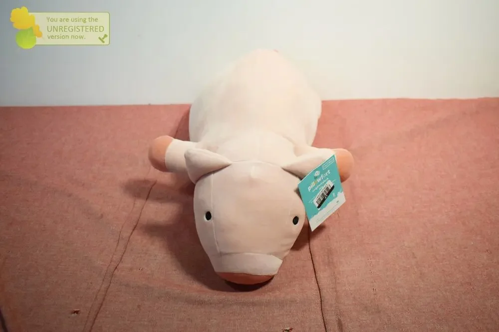 Pillowfort Pig Weighted Plush Pink